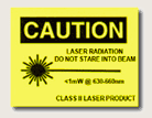 Caution Laser Radiation